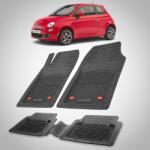 TeamCar® Covorase Fiat 500 Hatchback Compatibile 2007-2015 | Black (FIATxw3002)