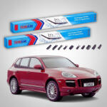 TeamCar Ștergătoare Porsche Cayenne 957 2007-2010 | Set Față Flat - TeamCar® (TC-PORSCHECAYENNE957650650FU)