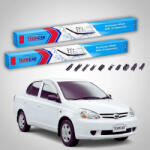 TeamCar Ștergătoare Toyota Echo Sedan 1999-prezent | Set Față Flat Premium - TeamCar® (TC-ECHOSED-5237FLP)