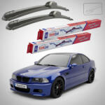 TeamCar Ștergătoare BMW Seria 3 Coupe (E46) 1999-2006 | Set Față Flat - TeamCar® (TC-3E46COU-5755FL)