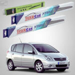 TeamCar Ștergătoare Toyota Corolla Verso E12 MPV 2002-2004 | Set Față și Spate Hibrid - TeamCar® (TC-CORVE12-65403HB)