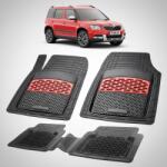 TeamCar® Covorașe Skoda Yeti I 2009-2017 | Red Edition - TeamCar® (SKUb4SKODAd30015jhte)