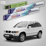 TeamCar Ștergătoare BMW X5 (E53) Non-Facelift 1999-2002 | Set Față și Spate Hibrid - TeamCar® (TC-X5E53NF-605540HB)