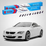 TeamCar Ștergătoare BMW M6 Cabriolet (E64) 2006-2010 | Set Față Flat Premium - TeamCar® (TC-M6KE64-6057FLP)