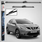 Bosch Ștergătoare Parbriz Nissan Qashqai II J11 2013-2021 | Set Față 650mm + 400mm Aerotwin Retrofit AR653S | Bosch (AR653S-NISSANQASHQAIIJ11)