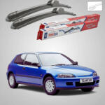 TeamCar Ștergătoare Honda Civic Gen V (EG/EH) Hatchback 3U 1991-1995 | Set Față Flat - TeamCar® (TC-CIVGVH3500450FL)