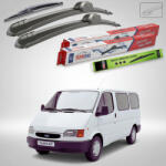 TeamCar Ștergătoare Ford Transit Tourneo Gen IV VE83 1994-2000 | Set Față și Spate Flat - TeamCar® (TC-TTOURNEOIV-VE83550530340FL)
