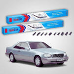 TeamCar Ștergătoare Mercedes-Benz Clasa S Coupe C140 1992-1999 | Set Față Flat - TeamCar® (TC-MERCEDESEC140700650FU12)