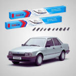 TeamCar Ștergătoare Ford Orion Mk2 Sedan 1985-1990 | Set Față Flat Premium - TeamCar® (TC-ORIONMK2500450FP)