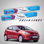 TeamCar Ștergătoare Ford Fiesta Gen VI Pre-facelift Hatchback 2008-2012 | Set Față Flat Premium - TeamCar® (TC-FORD3D)