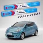 TeamCar Ștergătoare Mitsubishi Mirage, Space Star 2012+ | Set Față Flat Premium - TeamCar® (TC-MIRAGE-550350FLP)