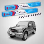 TeamCar Ștergătoare Mitsubishi Pajero III (V6_W, V7_W) 2000-2007 | Set Față Flat Premium - TeamCar® (TC-PAJ3B-500FLP)