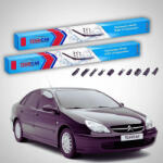 TeamCar Ștergătoare Citroën C5 Gen 1 (DC) Hatchback 2003 | Set Față Flat Premium - TeamCar® (TC-C5DC2-650450FLP)