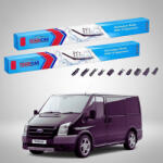 TeamCar Ștergătoare Ford Transit MK7 V347 Van 2009-2013 | Set Față Flat Premium - TeamCar® (TC-TRANSITMK7V347V650550FLP)