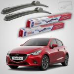 TeamCar Ștergătoare Mazda 2 DJ 2014-2019 | Set Față Flat - TeamCar® (TC-MZ2DJ14550425F)