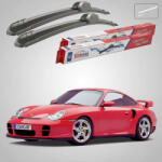 TeamCar Ștergătoare Porsche 911 GT2 996 2001-2005 | Set Față Flat - TeamCar® (TC-PORSCHE911GT2996550525F)