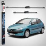 Bosch Ștergătoare Parbriz Peugeot 206 Hatchback (2A/C) 1998-2009 | Set Față 650+400mm Aerotwin AR653S | Bosch (AR653SPEUG206HB9809)