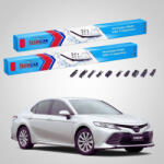 TeamCar Ștergătoare Toyota Camry V7 Sedan 2018-prezent | Set Față Flat Premium - TeamCar® (TC-CAMV7SD-6550FLP)