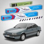 TeamCar Ștergătoare Volkswagen Passat B3 (1988-1993) | Set Față și Spate Flat Premium - TeamCar® (TC-PASSB3-211621FLP)