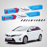 TeamCar Ștergătoare Toyota Auris E18 Touring Sports Estate 2013-prezent | Set Față Flat Premium - TeamCar® (TC-AE18TS-6535FLP)