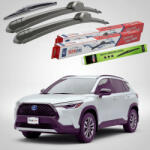 TeamCar Ștergătoare Toyota Corolla Cross SUV 2020-prezent | Set Față și Spate Flat - TeamCar® (TC-CORCR-654025FL)