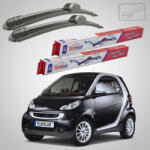 TeamCar Ștergătoare Smart Fortwo Cabrio 451 2007-2015 | Set Față Flat - TeamCar® (ST451C600550F)