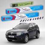 TeamCar Ștergătoare Dacia Duster I HS Faza 1 2010-2013 | Set Față și Spate Flat Premium - TeamCar® (TC-DUSTERI-F1-500500290FLP)