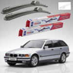 TeamCar Ștergătoare BMW Seria 3 Touring (E36) 1995-1999 | Set Față Flat - TeamCar® (TC-3E36TOU-5250FL)