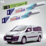 TeamCar Ștergătoare Citroën Jumpy II G9 2007-prezent 2-Doors | Set Față și Spate Hibrid - TeamCar® (TC-JMPY2-FS350HB)