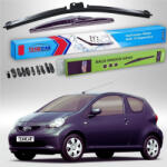 TeamCar Ștergătoare Toyota Aygo B10 Hatchback 2005-2014 | Set Față și Spate Flat Premium - TeamCar® (TC-AYGOB10-65030FLP)