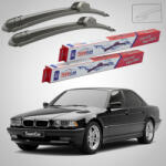 TeamCar Ștergătoare BMW Seria 7 (E38) 1994-2001 | Set Față Flat - TeamCar® (TC-7E38-6161FL)