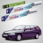 TeamCar Ștergătoare Ford Escort Gen VII Estate Turnier 1995-2001 | Set Față și Spate Hibrid - TeamCar® (TC-FORDM3)