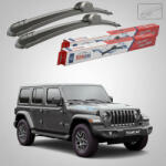 TeamCar Ștergătoare Jeep Wrangler JL 2017-prezent | Set Față Flat - TeamCar® (TC-JWJL400400FL)