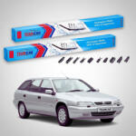 TeamCar Ștergătoare Citroën Xantia Break X2 Facelift Estate 1998-1999 | Set Față Flat Premium - TeamCar® (TC-XANTBX2-600500FLP)