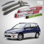 TeamCar Ștergătoare Mitsubishi Space Runner I (N1_W, N2_W) 1991-1999 | Set Față și Spate Flat - TeamCar® (TC-SRUNNER1FS-FL)