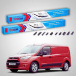 TeamCar Ștergătoare Ford Transit Connect MK2 V408 Van 1-Door 2013-prezent | Set Față Flat Premium - TeamCar® (TC-TCONNECTMK2V1D750750FLP)