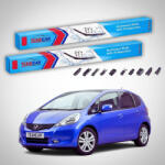 TeamCar Ștergătoare Honda Jazz Gen III (GE6/GE8/GG1-GG6/GP1) Hatchback 2008-2015 | Set Față Flat Premium - TeamCar® (TC-GE6650350FLP)