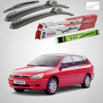 TeamCar Ștergătoare Kia Rio I DC Estate Kombi 2002-2005 | Set Față și Spate Flat - TeamCar® (TC-RIOI-KB534533FL)
