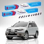 TeamCar Ștergătoare Mitsubishi Outlander I (CU) 2003-2007 | Set Față Flat Premium - TeamCar® (TC-OUTL1-550480FLP)