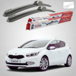 TeamCar Ștergătoare Kia Ceed II JD 2012-2018 | Set Față Flat - TeamCar® (TC-CEED2-6535FL)