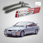 TeamCar Ștergătoare Ford Sierra RS Cosworth Sedan 1987-1990 | Set Față Flat - TeamCar® (TC-SIERRACOSW500500FL)