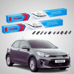 TeamCar Ștergătoare Kia Rio IV YB Hatchback 2017-prezent | Set Față Flat Premium - TeamCar® (TC-RIOIVHB-6540FLP)