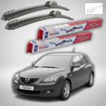 TeamCar Stergatoare Mazda 3 BK Facelift Hatchback 2006-2009 Set Fata Flat TeamCar (TC-MZ3BKHB06F)