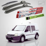 TeamCar Ștergătoare Ford Transit Connect MK1 P65 Van 1-Door 2002-2013 | Set Față și Spate Flat - TeamCar® (TC-TCONNECTMK1V550500280FL)
