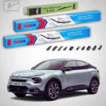 TeamCar Ștergătoare Citroën C4 III 10.2020-prezent | Set Față și Spate Flat Premium - TeamCar® (TC-C4III-64250FLP)