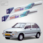 TeamCar Ștergătoare Kia Pride I DA Hatchback 1990-2000 | Set Față Hibrid - TeamCar® (TC-PRIDEI-1818HB)