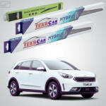 TeamCar Ștergătoare Kia Niro I/II DE/SG2 SUV 2016-prezent | Set Față și Spate Hibrid - TeamCar® (TC-NIROI-654030HB)
