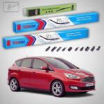 TeamCar Ștergătoare Ford Grand C-Max Gen II MPV 2015-prezent | Set Față și Spate Flat Premium - TeamCar® (TC-FORDHGFW)