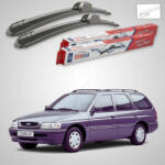TeamCar Ștergătoare Ford Escort Gen V VI Turnier Break 1990-1994 | Set Față Flat - TeamCar® (TC-FORD1XXW)