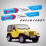 TeamCar Ștergătoare Jeep Wrangler TJ 1997-2006 | Set Față Flat Premium - TeamCar® (TC-JWTJ325325FLP)